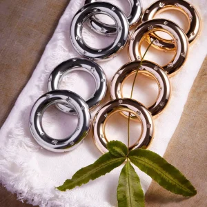 Stars Gold Napkin Ring - Set of 4