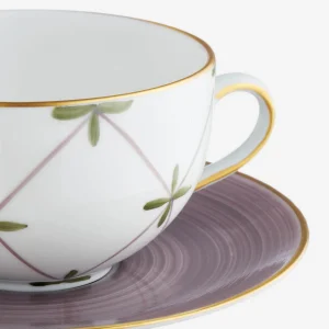 Tambourin Teacup & Saucer - Set of Four