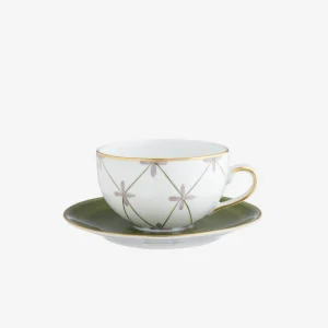 Tambourin Teacup & Saucer - Set of Four