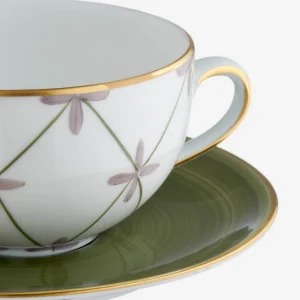 Tambourin Teacup & Saucer - Set of Four