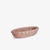 Teo Pink Oval Bowl