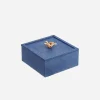 Thalia Square Box Navy Blue