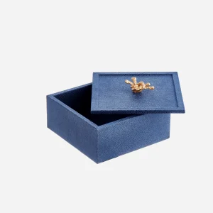 Thalia Square Box Navy Blue