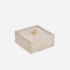 Thalia Square Box Taupe