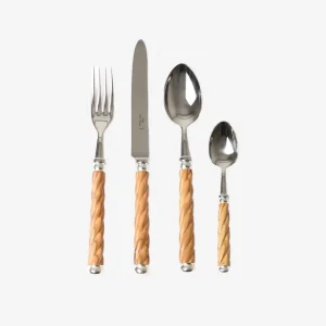 Tonga Olivewood 4-Piece Cutlery Set