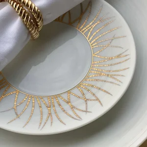 Toundra Gold Bread Plate