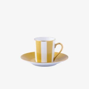Transat Espresso Cup & Saucer Yellow