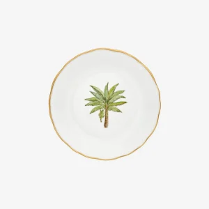 Tropical Tree Bread Plate
