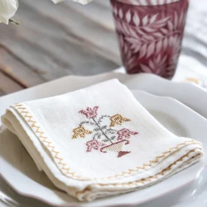 Tulip Napkin - Rosewood