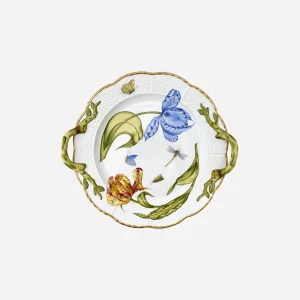Tulip Round Platter with Handles