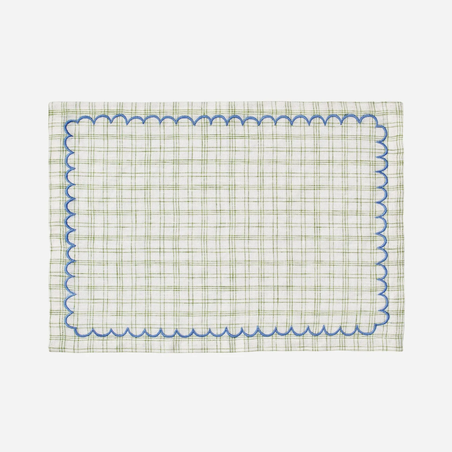 vanukas_check_napkin_peri_1.webp Vanukas Check Napkin Peridot