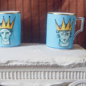 Viaggio di Nettuno Porcelain Mug Blue