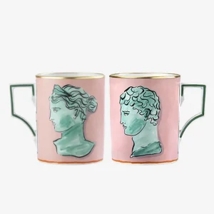 Viaggio di Nettuno Porcelain Mug Pink