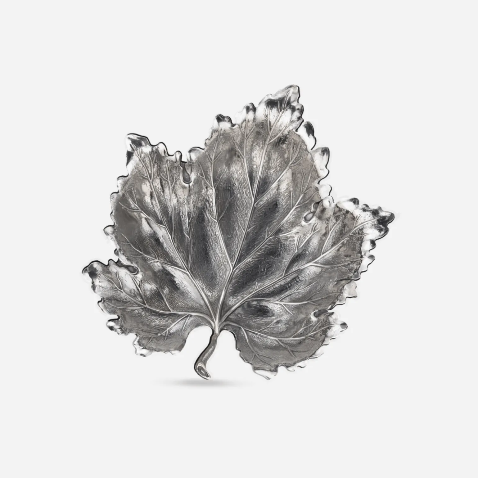 vine_leaf_sterling_silver_0.webp Vine Leaf Sterling Silver Bowl - Medium