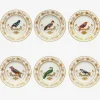 Volière Bird Dinner Plate - Set of 6