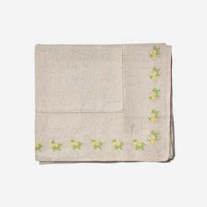 Vuokke Embroidered Linen Tablecloth