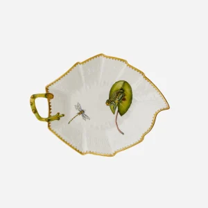 Water Lillies Leaf Dish