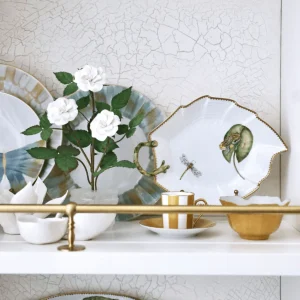 Water Lillies Leaf Dish