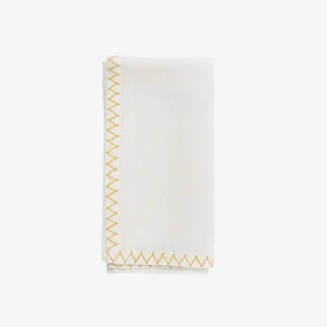 Zig Zag Napkin - Amber