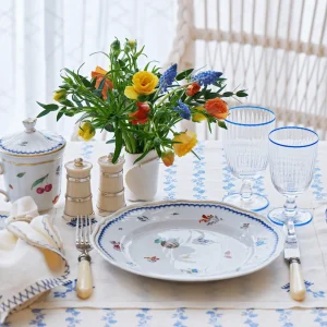 Zig Zag Napkin - Blue